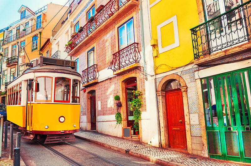 Herdabdeckplatte - Lissabon Straßenbahn